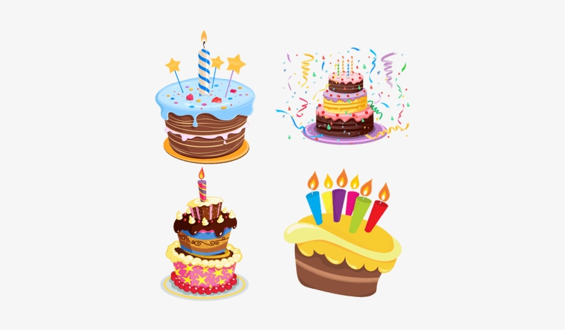 Picture Download Birthdays Transparent Png Images - Cartoon Birthday Cake, transparent png download