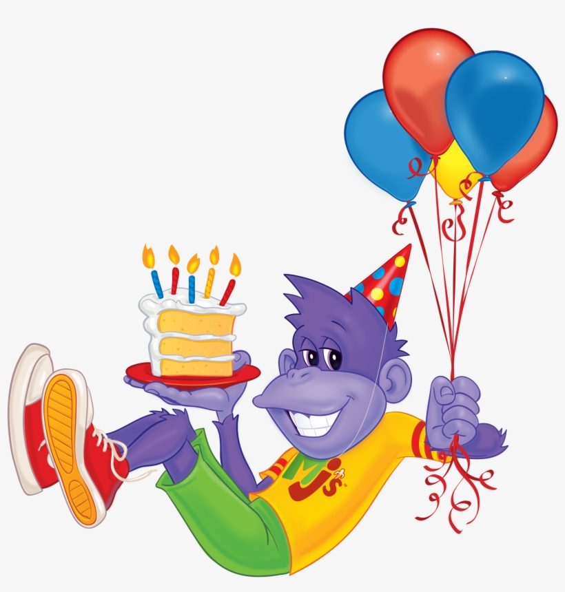 Monkey Joe's In Charlotte Is Throwing A Birthday Bash - Monkey Joe's, transparent png download