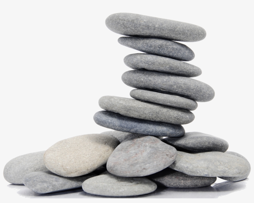 Pile Of Stones - Canvas Print, transparent png download