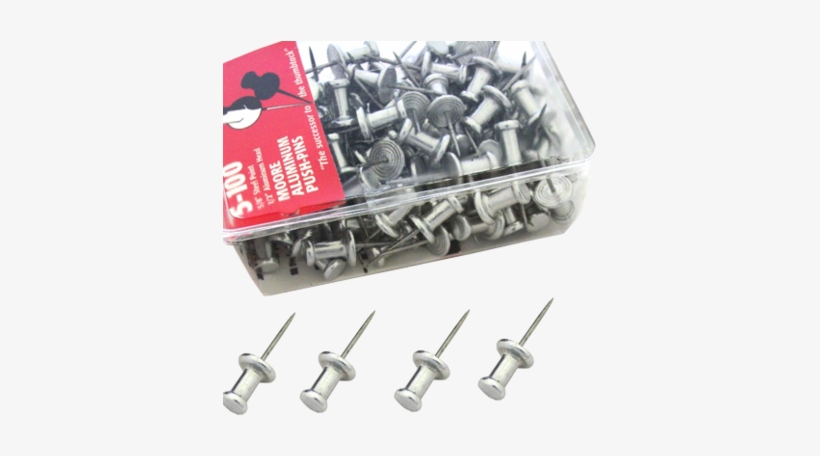 5/8" Push - Alvin &amp; Company Alvin M4-100 Alum Push Pins, transparent png download