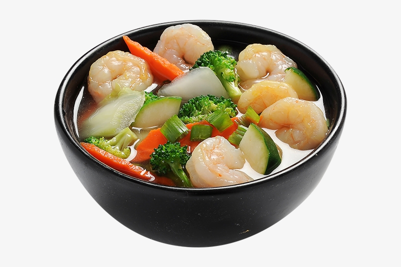Shrimp Vegetable Soup - Asian Shrimp Vegetable Soup, transparent png download
