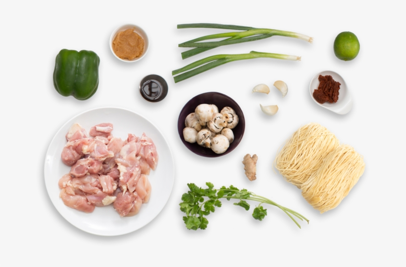 Spicy Thai Chicken Noodle Soup With Curry & Mushrooms - Surabaya, transparent png download