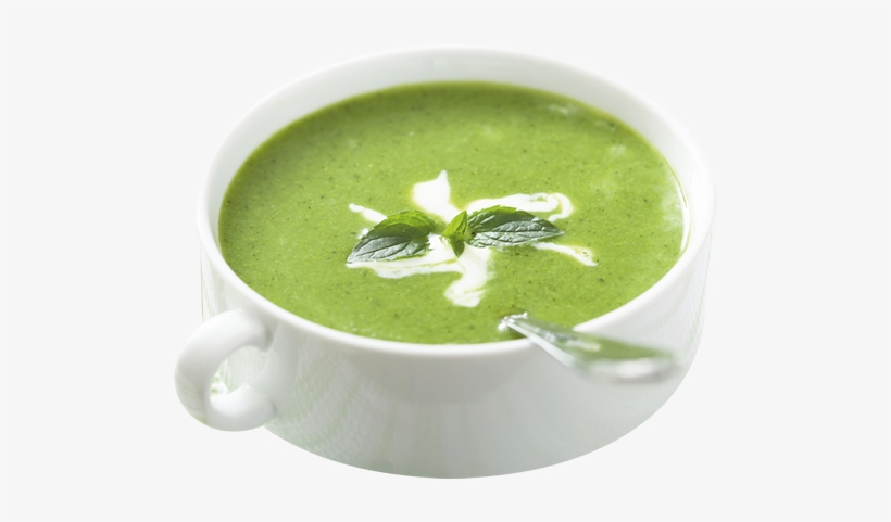 Soup With Special Toast - شوربة البازلاء والنعناع, transparent png download