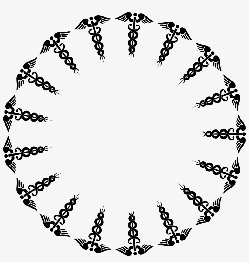 This Free Icons Png Design Of Caduceus Frame, transparent png download