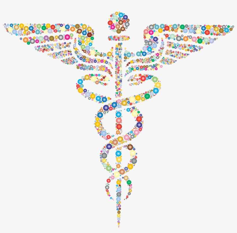 This Free Icons Png Design Of Prismatic Caduceus Circles, transparent png download