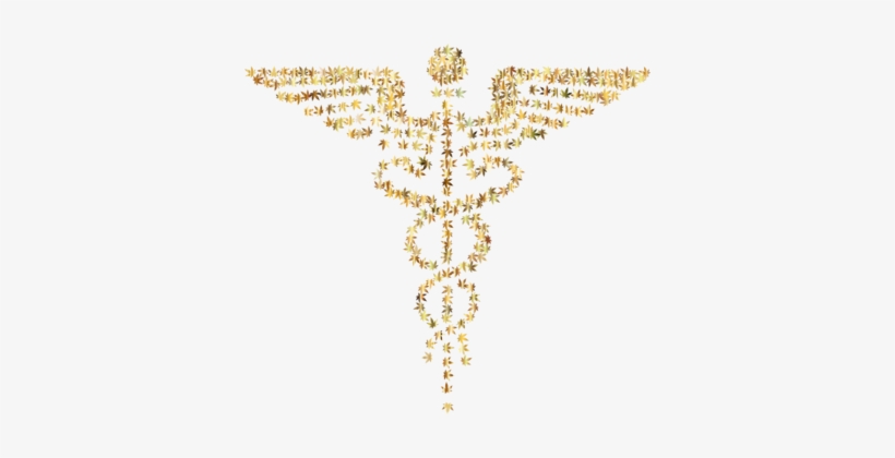 Medical Cannabis Caduceus As A Symbol Of Medicine Computer - Medical Backroud Png, transparent png download