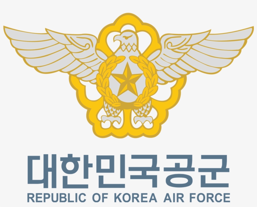 Republic Of Korea Air Force Emblem - Republic Of Korea Air Force Logo, transparent png download