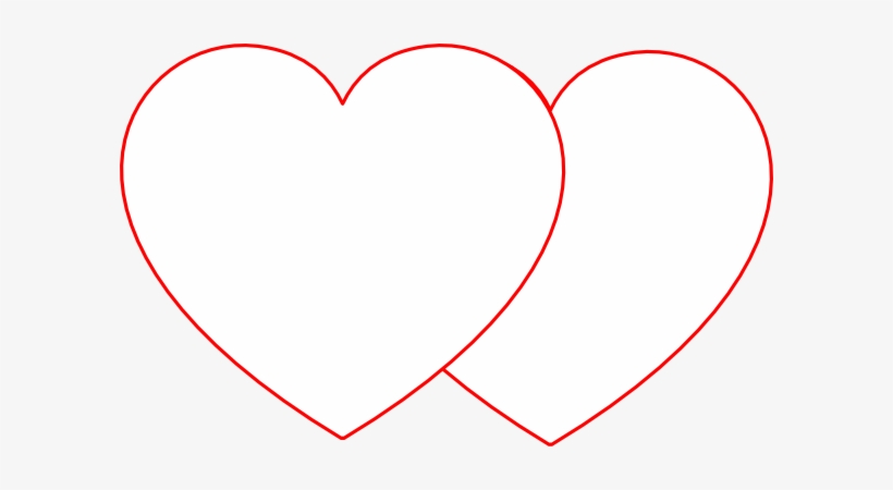 Red Outline Hearty, transparent png download