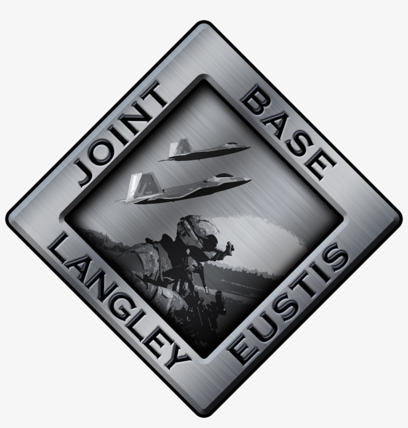Logo For Langley Air Force Base - Langley Air Force Base Logo, transparent png download