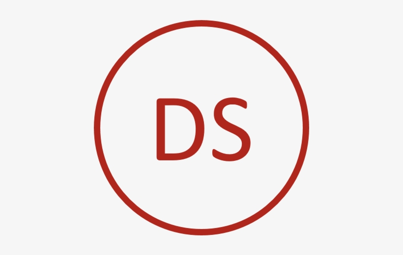 Ds Red Outline - Isosceles Triangle, transparent png download