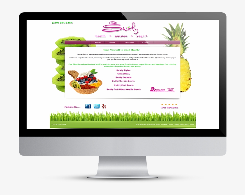 Swirly Yogurt - Mac Overlay Png, transparent png download