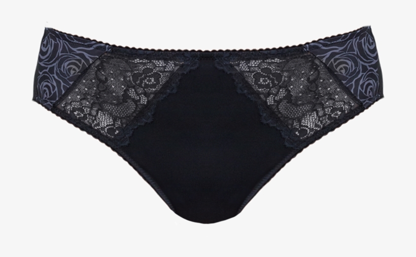 Midi Brief Lace Black - Diane's Lingerie, transparent png download