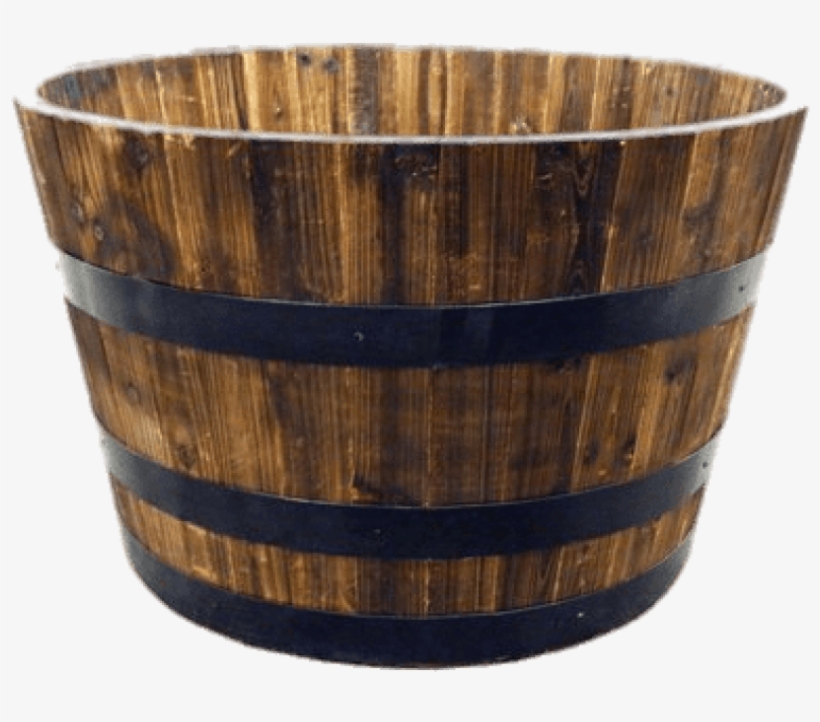 Free Png Half Whiskey Barrel Png Images Transparent - Real Wood Products Whiskey Barrel, transparent png download