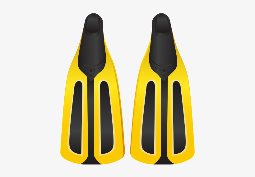 Drop Splash Water Clip Art - Diving Fins Png, transparent png download