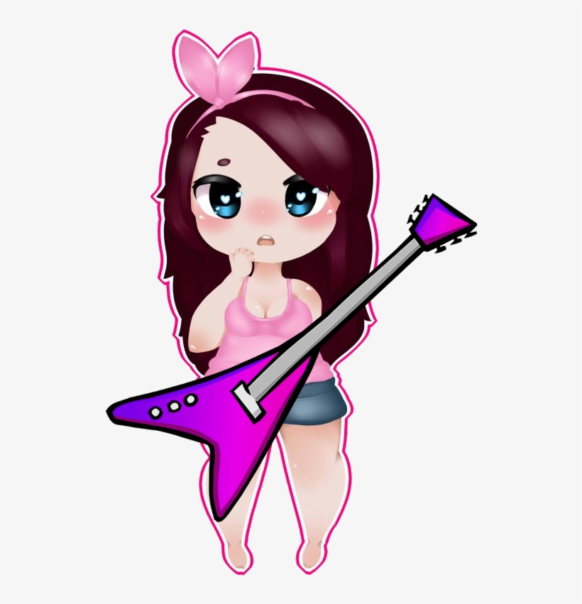 Bv Cartoon Venti 19 Mar 2016 - Club Penguin Red Electric Guitar, transparent png download