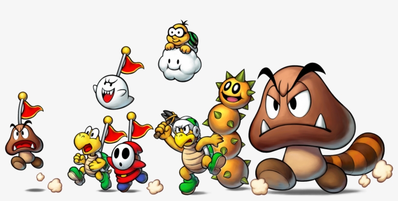 M&lss Bm Bowser's Minions - Mario And Luigi Superstar Saga Bowser's Minions Minion, transparent png download