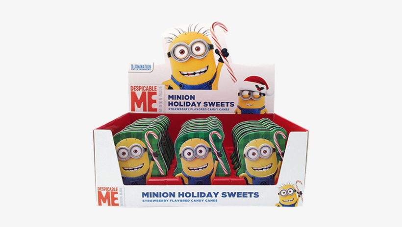 Minions Holiday Sweets Candy - Minions Minion Holiday Sweets (box Of 18), transparent png download