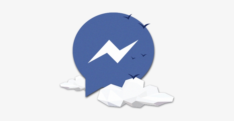 Message Us Fb - Facebook Messenger, transparent png download