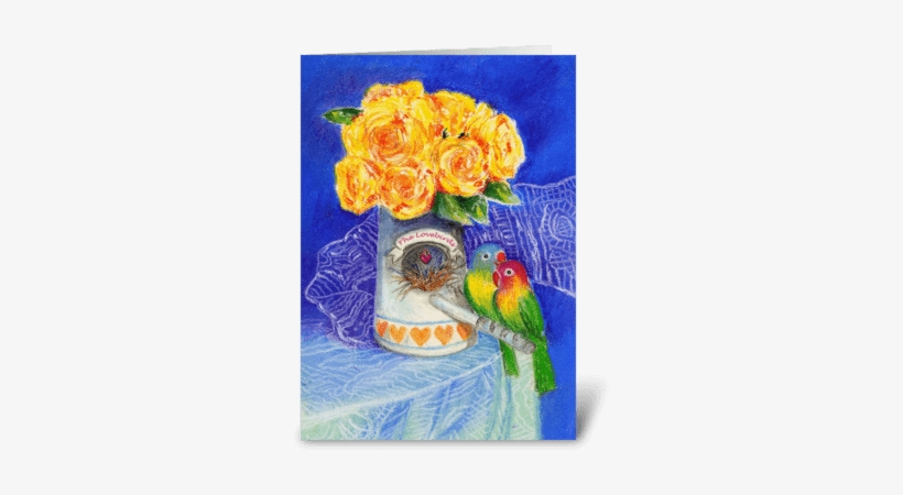 Engagement Congratulations Lovebirds Greeting Card - Die Lovebirds, Die Save The Date Wedding Sind Postkarte, transparent png download