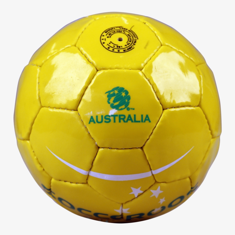 Socceroos Yellow Stripe Soccer Ball - Australia Soccer Ball Png, transparent png download