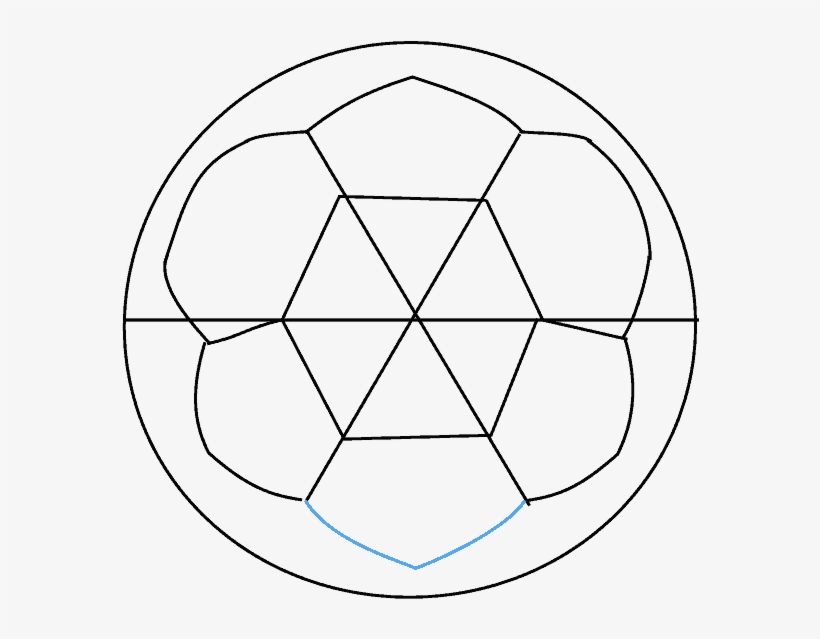 How To Draw Soccer Ball - Circle, transparent png download