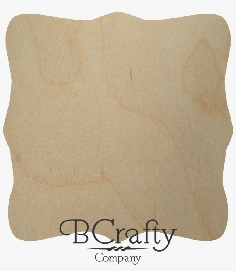 Unfinished Wooden Plaque Fancy - Craft, transparent png download
