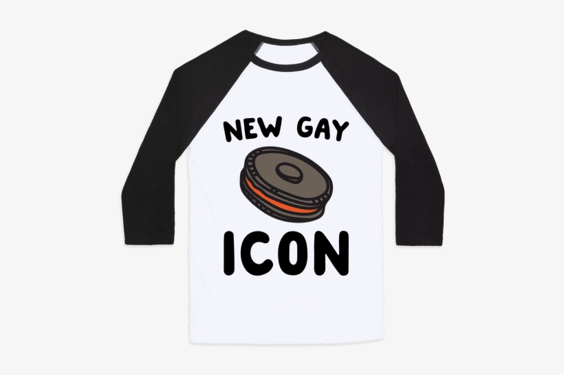 New Gay Icon Parody Baseball Tee - Notorious Rbg Baseball Shirt, transparent png download
