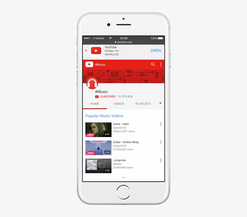 Youtube App Not Working On Ipad Youtube On Iphone Png Transparent PNG 