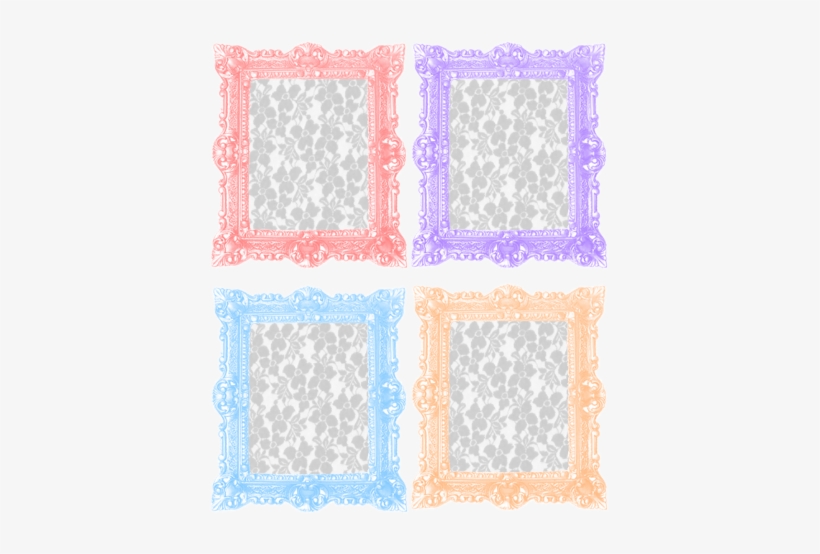 Black Lace On Pink Canvas Print - Small, transparent png download