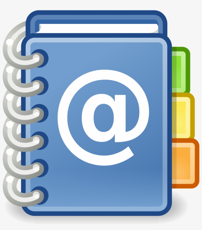 Gnome X Office Address Book - Sinal De Internet Desenho, transparent png download