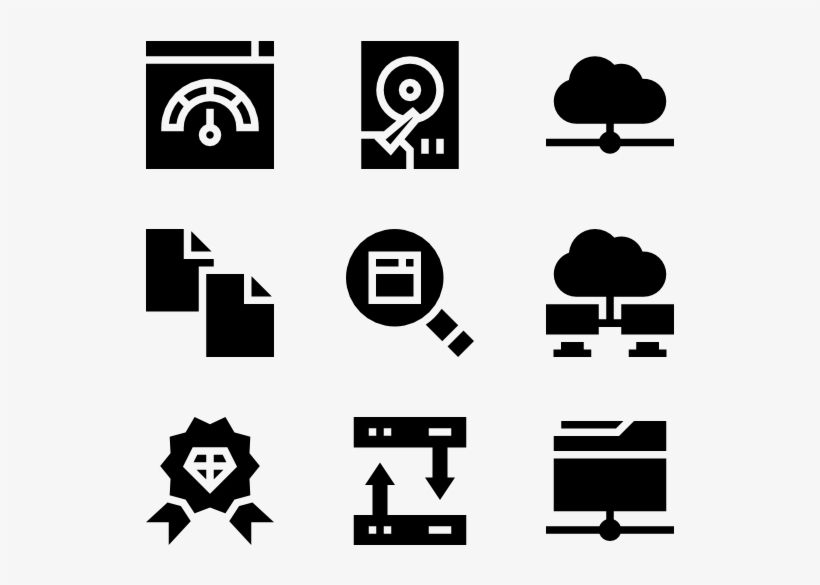 Web Hosting 50 Icons - System Icon, transparent png download