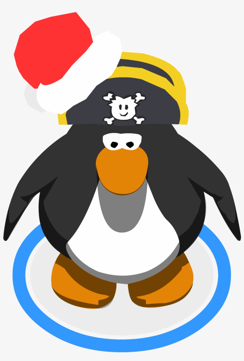 Rh Santa Hat In-game Sprite - Club Penguin T Pose, transparent png download