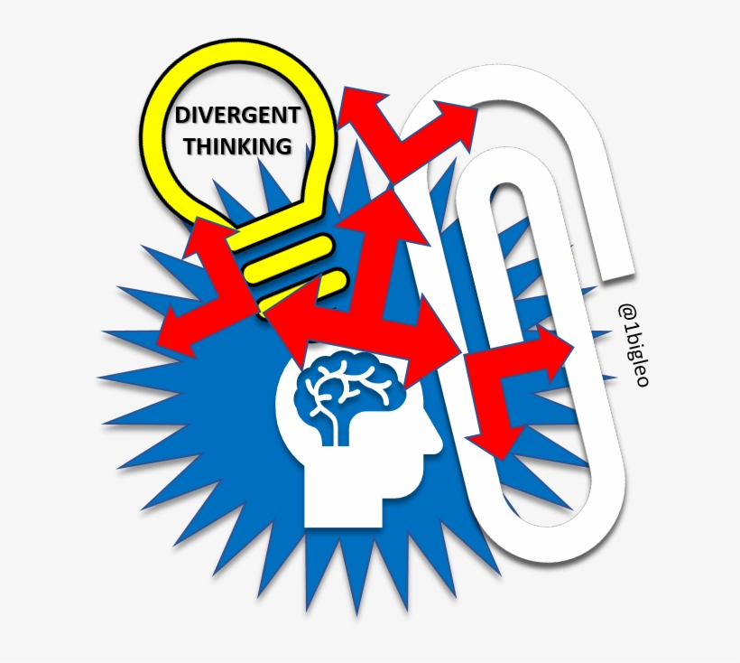 100 Uses For Paperclip Divergent Thinking - Zig Zag Tag, transparent png download