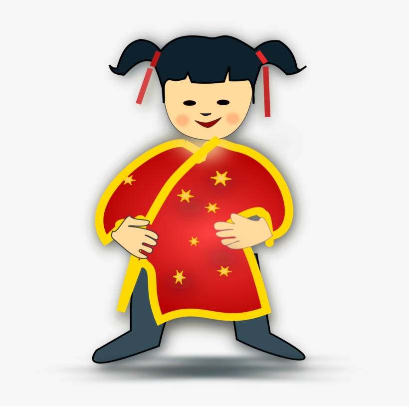 China Computer Icons Girl Woman Child - Chinese Clipart, transparent png download