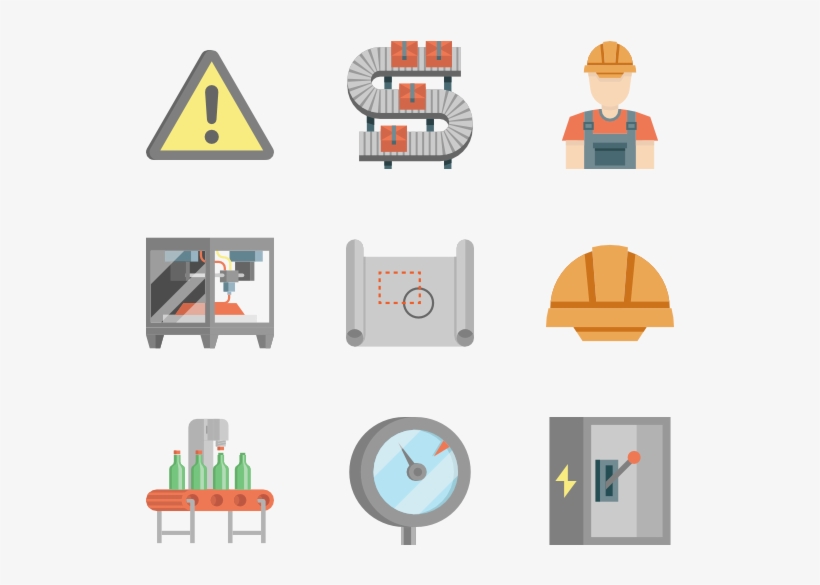 Production Line Collection - Production Line Flat Icon, transparent png download
