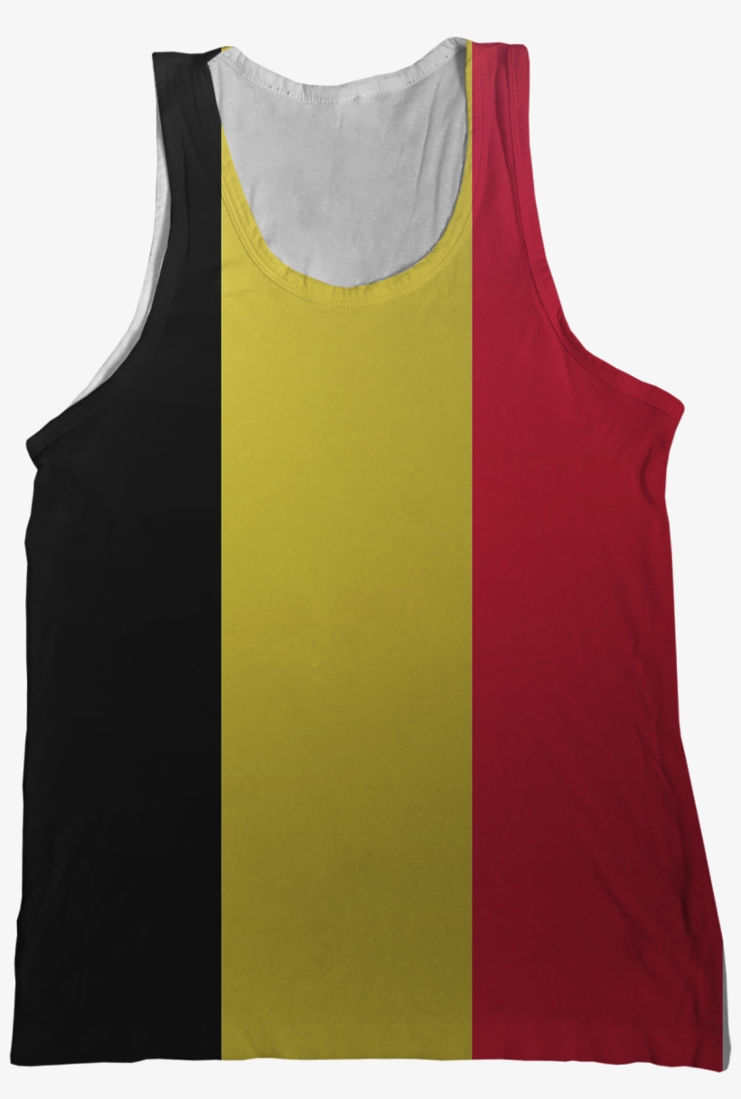 Belgium Flag Tank Top - Vest, transparent png download