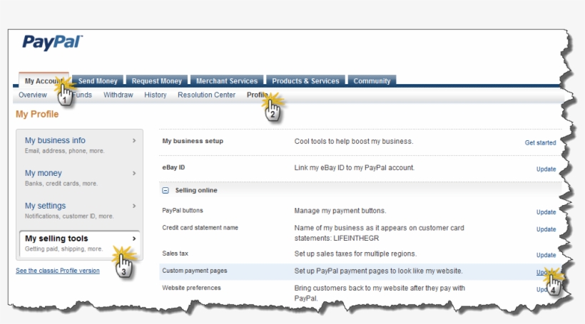 Opening Customer Payment Page - Paypal, transparent png download
