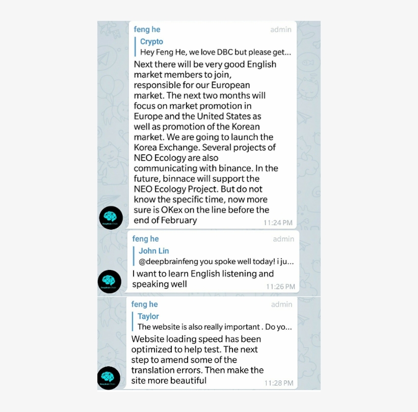 Communitydbc Ceo Reached Out To Telegram - Document, transparent png download