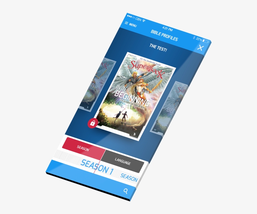Superlibro Biblia App Para Niños - Superbook:in The Beginning (dvd), transparent png download