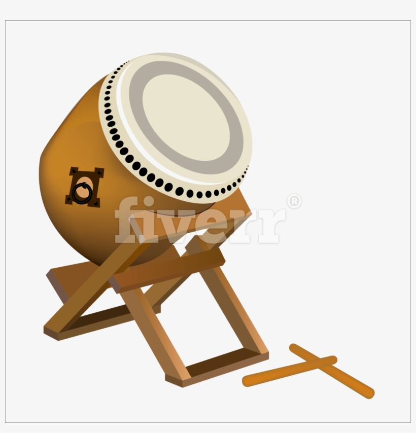 Japanese Musical Instruments Taiko, transparent png download