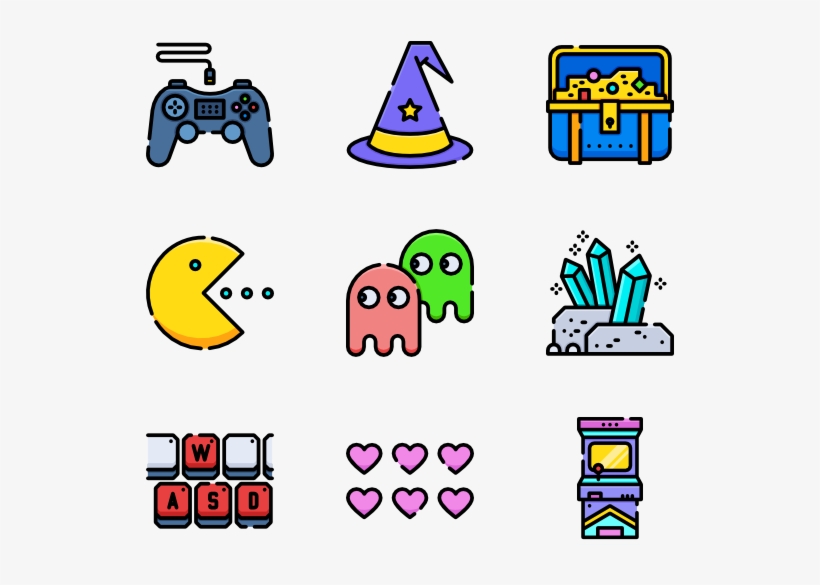 Games 50 Icons - Portable Network Graphics, transparent png download