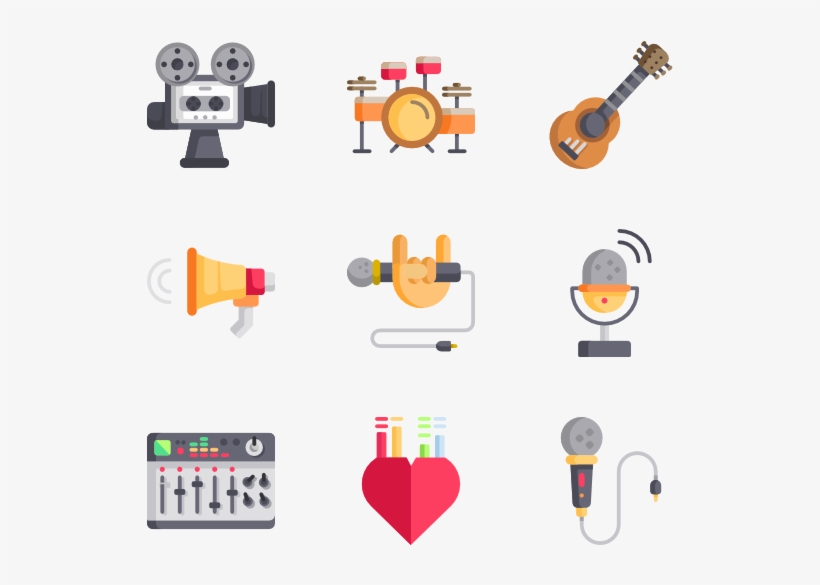 Record Studio 30 Icons - Scalable Vector Graphics, transparent png download