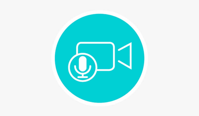 Recording Icon Circle Teal 800x400 01 - Icon, transparent png download