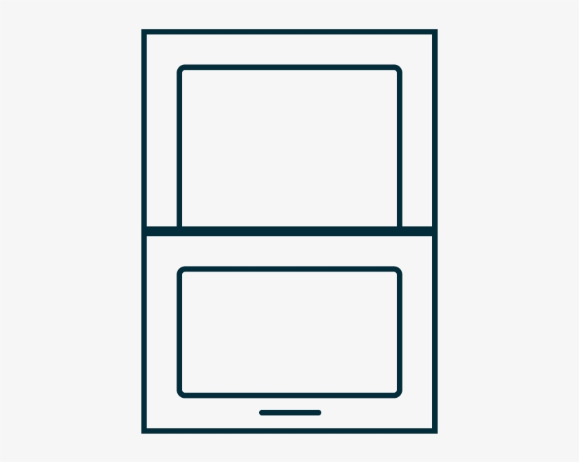 Double Hung Impact Window - Circle, transparent png download