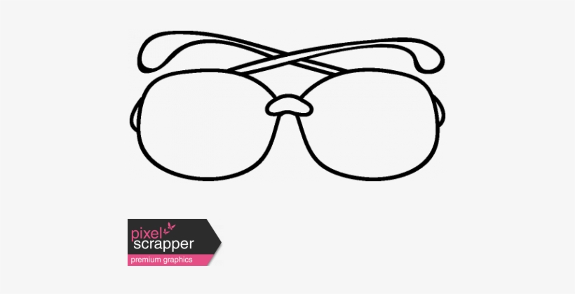Svg Royalty Free Library Eyewear Template Graphic By - Outline Image Of Nurse, transparent png download
