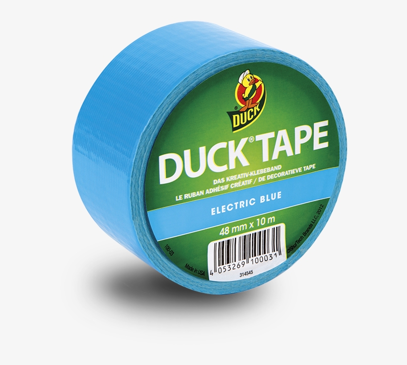 Duck Tape, Electric Blue - Duct Tape, transparent png download