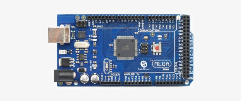Sainsmart 2560 Image - Mega 2560 Atmega 16u2, Arduino Compatible, transparent png download