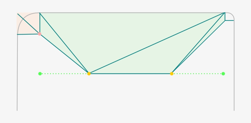 Rectangle Topsegment - Rectangle, transparent png download