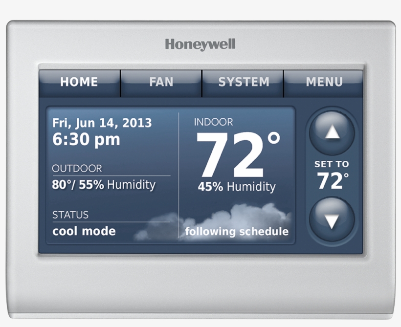 Honeywell Thermostat Rth9580wf - Honeywell Prestige, transparent png download