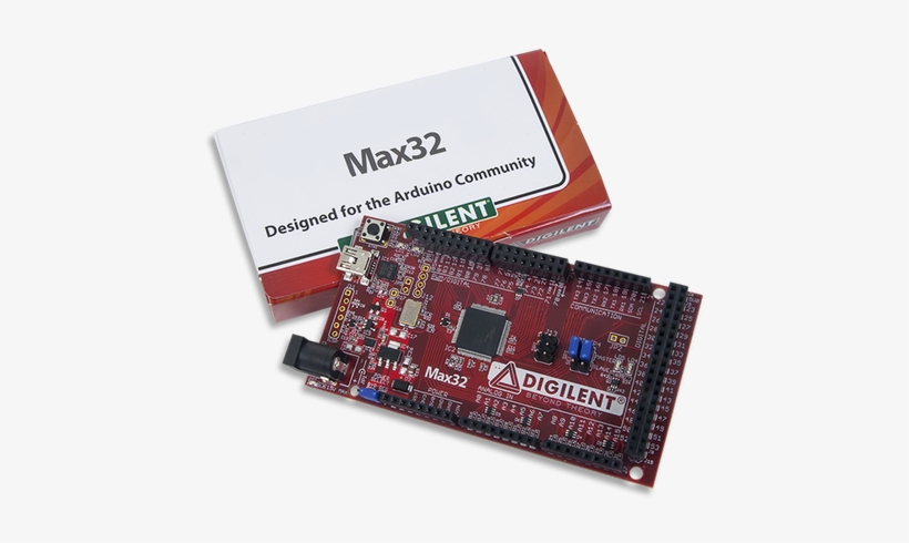 Arduino-programmable Pic32 Microcontroller Board Product - Chipkit Max32, transparent png download